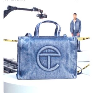Telfar Medium Denim Shopper